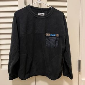 Kavu Kelowna Fleece Sweatshirt, black, small